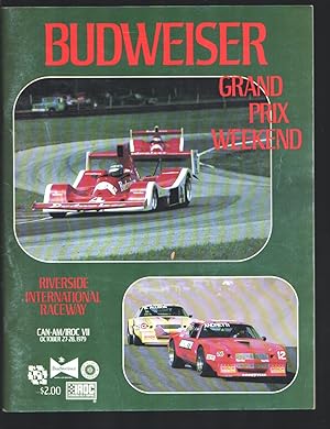 Riverside Int'l Raceway California Grand Prix Auto Race Program10/28/1979-Int'l Race of Champions...