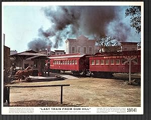 Seller image for Last Train From Gun Hill 8x10 Movie Still Southwestern Railroad for sale by DTA Collectibles