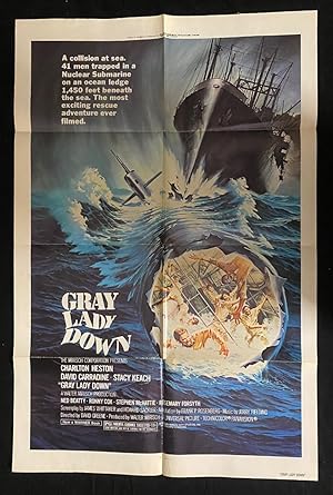 Seller image for Gray Lady Down Original One Sheet Movie Poster 1978 for sale by DTA Collectibles