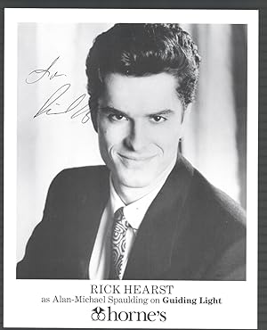 Rick Hearst 8x10 Autographed Photograph Alan-Michael Spaulding The Guiding Light