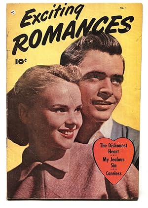 Exciting Romances #1 1949-PHOTO COVER-LEGGY GGA comic book VG