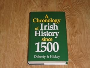 Imagen del vendedor de A Chronology of Irish History Since 1500 a la venta por Dublin Bookbrowsers