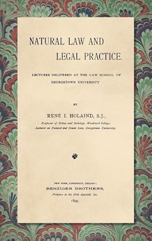 Bild des Verkufers fr Natural Law and Legal Practice [1899] zum Verkauf von AHA-BUCH GmbH