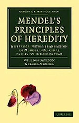 Bild des Verkufers fr Mendel's Principles of Heredity zum Verkauf von AHA-BUCH GmbH