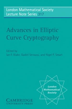 Bild des Verkufers fr Advances in Elliptic Curve Cryptography zum Verkauf von AHA-BUCH GmbH