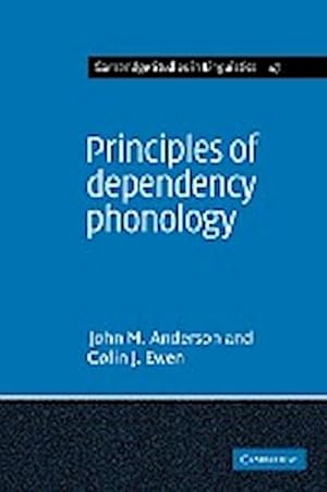 Immagine del venditore per Principles of Dependency Phonology venduto da AHA-BUCH GmbH