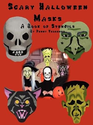 Bild des Verkufers fr Scary Halloween Masks : A Book of Stencils zum Verkauf von AHA-BUCH GmbH