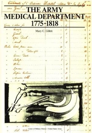 Bild des Verkufers fr The Army Medical Department, 1775-1818 zum Verkauf von AHA-BUCH GmbH