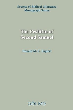 Seller image for The Peshitto of Second Samuel for sale by AHA-BUCH GmbH