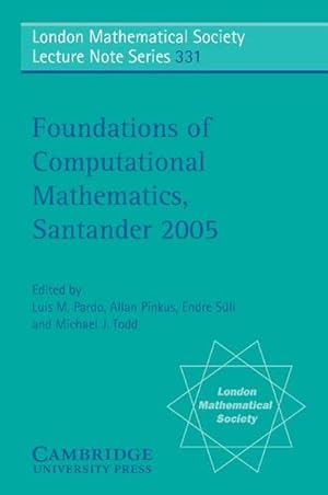 Image du vendeur pour Foundations of Computational Mathematics, Santander mis en vente par AHA-BUCH GmbH