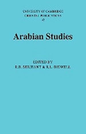 Bild des Verkufers fr Arabian Studies zum Verkauf von AHA-BUCH GmbH