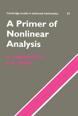 Immagine del venditore per A Primer of Nonlinear Analysis venduto da AHA-BUCH GmbH