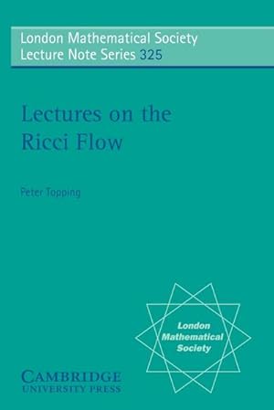 Immagine del venditore per Lectures on the Ricci Flow venduto da AHA-BUCH GmbH