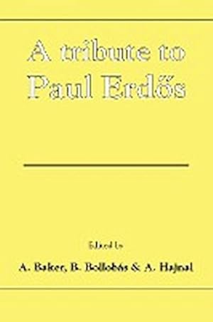 Imagen del vendedor de A Tribute to Paul Erdos a la venta por AHA-BUCH GmbH