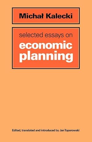 Bild des Verkufers fr Selected Essays on Economic Planning zum Verkauf von AHA-BUCH GmbH
