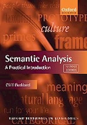 Seller image for Semantic Analysis : A Practical Introduction for sale by AHA-BUCH GmbH