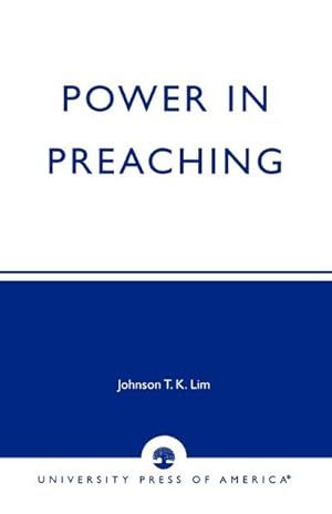 Seller image for Power in Preaching for sale by AHA-BUCH GmbH