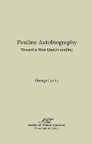 Seller image for Pauline Autobiography : Toward a New Understanding for sale by AHA-BUCH GmbH