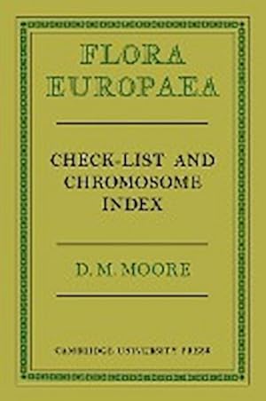 Bild des Verkufers fr Flora Europaea Check-List and Chromosome Index zum Verkauf von AHA-BUCH GmbH