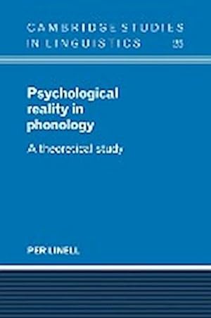 Bild des Verkufers fr Psychological Reality in Phonology : A Theoretical Study zum Verkauf von AHA-BUCH GmbH