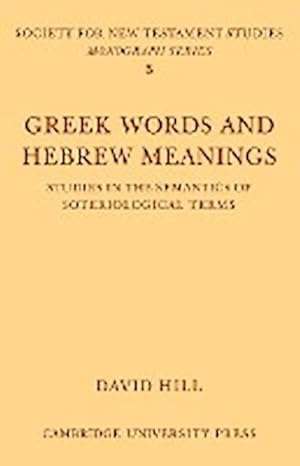 Imagen del vendedor de Greek Words Hebrew Meanings a la venta por AHA-BUCH GmbH