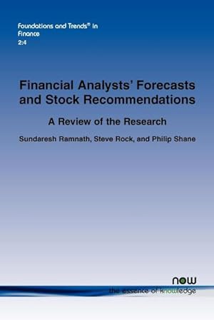 Seller image for Financial Analysts' Forecasts and Stock Recommendations for sale by AHA-BUCH GmbH