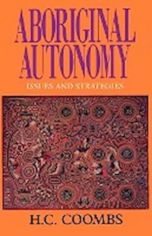 Seller image for Aboriginal Autonomy : Issues and Strategies for sale by AHA-BUCH GmbH
