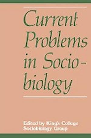 Imagen del vendedor de Current Problems in Sociobiology a la venta por AHA-BUCH GmbH