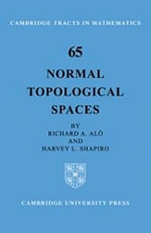 Seller image for Normal Topological Spaces for sale by AHA-BUCH GmbH