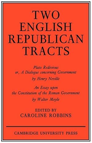 Image du vendeur pour Two English Republican Tracts mis en vente par AHA-BUCH GmbH