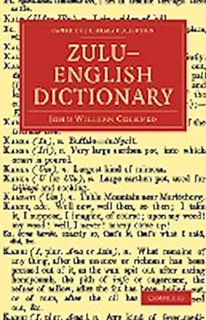 Bild des Verkufers fr Zulu English Dictionary zum Verkauf von AHA-BUCH GmbH