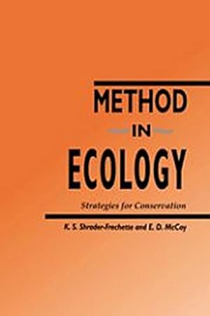 Imagen del vendedor de Method in Ecology : Strategies for Conservation a la venta por AHA-BUCH GmbH