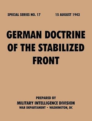 Seller image for GermanDoctrineof theStabilizedFront (SpecialSeries,no.17) for sale by AHA-BUCH GmbH