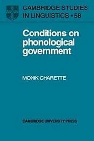 Seller image for Conditions on Phonological Government for sale by AHA-BUCH GmbH