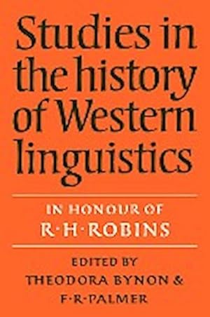 Bild des Verkufers fr Studies in the History of Western Linguistics zum Verkauf von AHA-BUCH GmbH