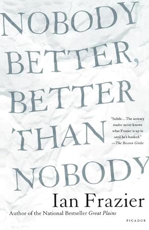 Seller image for Nobody Better, Better Than Nobody for sale by AHA-BUCH GmbH