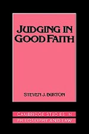 Seller image for Judging in Good Faith for sale by AHA-BUCH GmbH