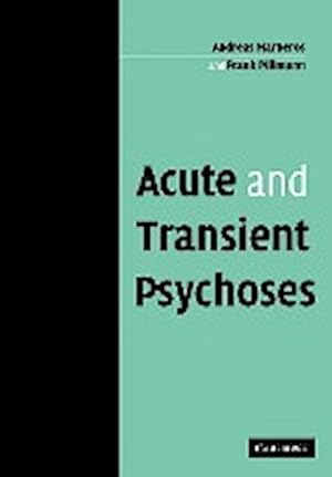 Seller image for Acute and Transient Psychoses for sale by AHA-BUCH GmbH