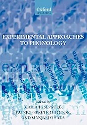 Immagine del venditore per Experimental Approaches to Phonology venduto da AHA-BUCH GmbH