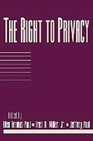 Bild des Verkufers fr The Right to Privacy : Volume 17, Part 2 zum Verkauf von AHA-BUCH GmbH