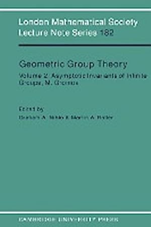 Bild des Verkufers fr Geometric Group Theory : Volume 2 zum Verkauf von AHA-BUCH GmbH