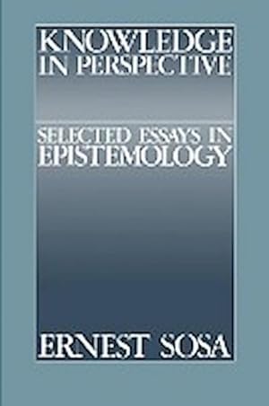 Bild des Verkufers fr Knowledge in Perspective : Selected Essays in Epistemology zum Verkauf von AHA-BUCH GmbH