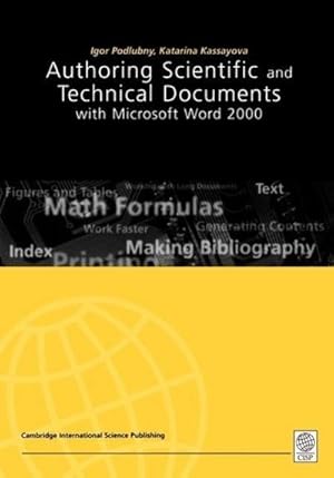 Seller image for Authoring Scientific and Technical Documents with Microsoft Word 2000 for sale by AHA-BUCH GmbH