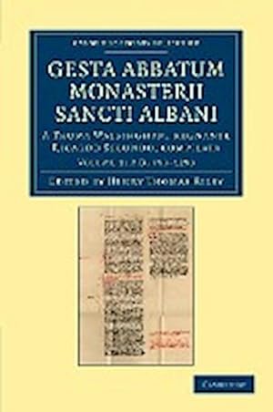 Bild des Verkufers fr Gesta Abbatum Monasterii Sancti Albani - Volume 1 zum Verkauf von AHA-BUCH GmbH
