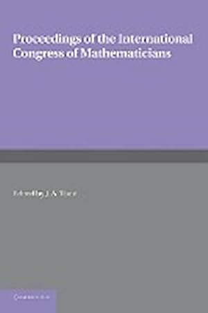 Bild des Verkufers fr Proceedings of the International Congress of Mathematicians : 14 21 August 1958 zum Verkauf von AHA-BUCH GmbH