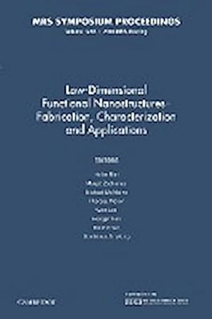 Imagen del vendedor de Low-Dimensional Functional Nanostructures Fabrication, Characterization and Applications : Volume 1258 a la venta por AHA-BUCH GmbH
