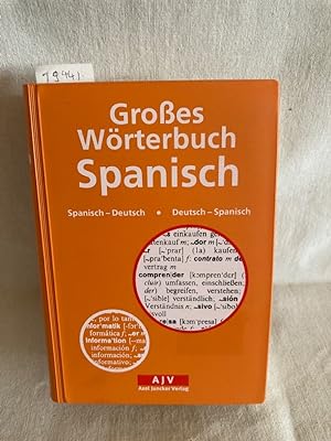 Großes Wörterbuch Spanisch.