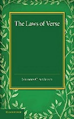 Bild des Verkufers fr The Laws of Verse zum Verkauf von AHA-BUCH GmbH