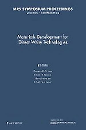 Seller image for Materials Development for Direct Write Technologies : Volume 624 for sale by AHA-BUCH GmbH