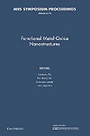 Seller image for Functional Metal-Oxide Nanostructures : Volume 1174 for sale by AHA-BUCH GmbH